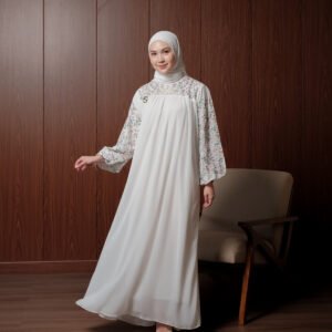 Home Ramadhani Abaya - Broken White