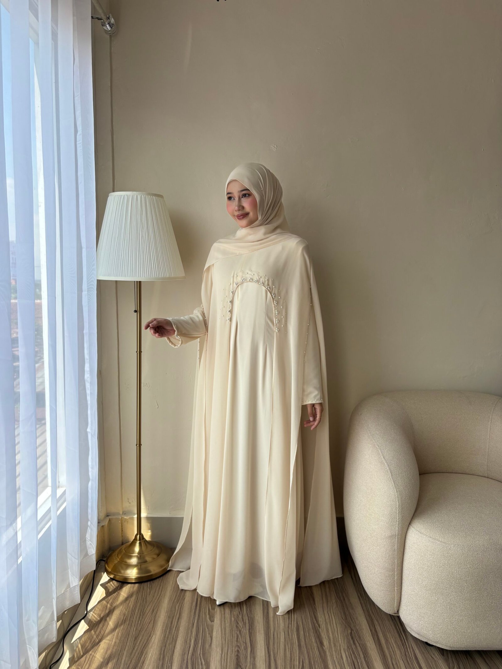 Dubai Abaya - Butter Yellow Dubai Abaya - Butter Yellow
