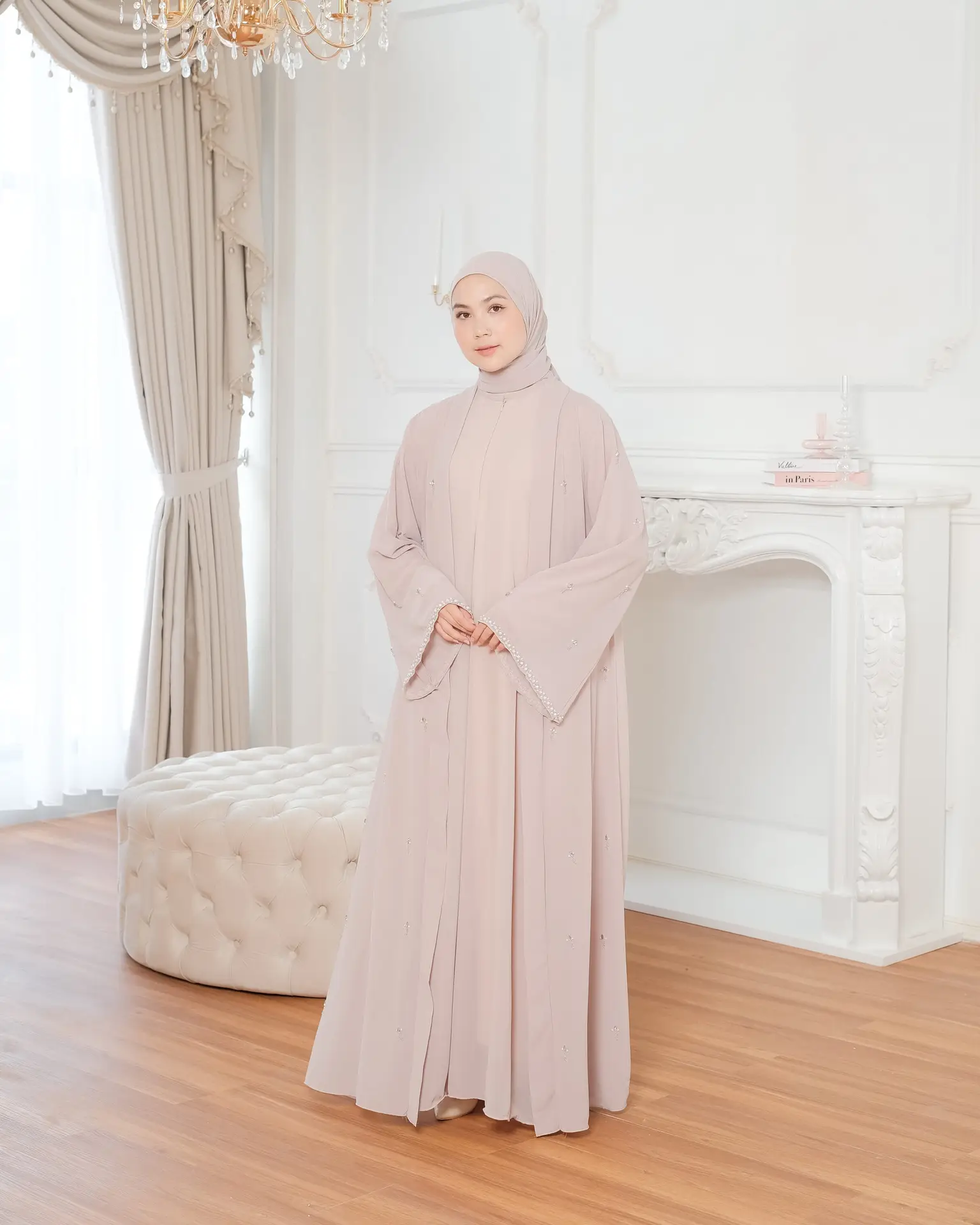 Agnia Abaya - Beige Agnia Abaya - Beige